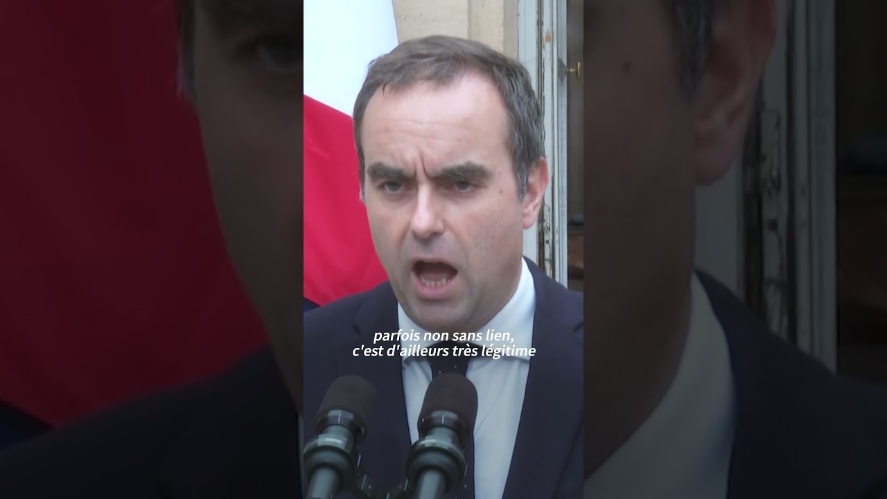 Sébastien Lecornu démissionne et déplore les "appétits partisans"