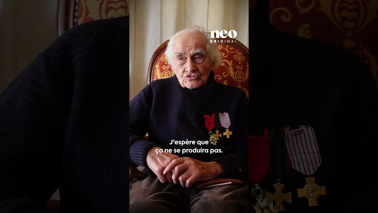 Jean Mazet, ancien résistant, craint la venue d'une nouvelle guerre mondiale