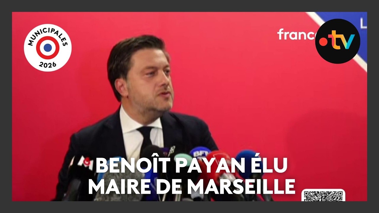 Municipales : Benoît Payan élu maire de Marseille, remercie les Marseillaises et les Marseillais