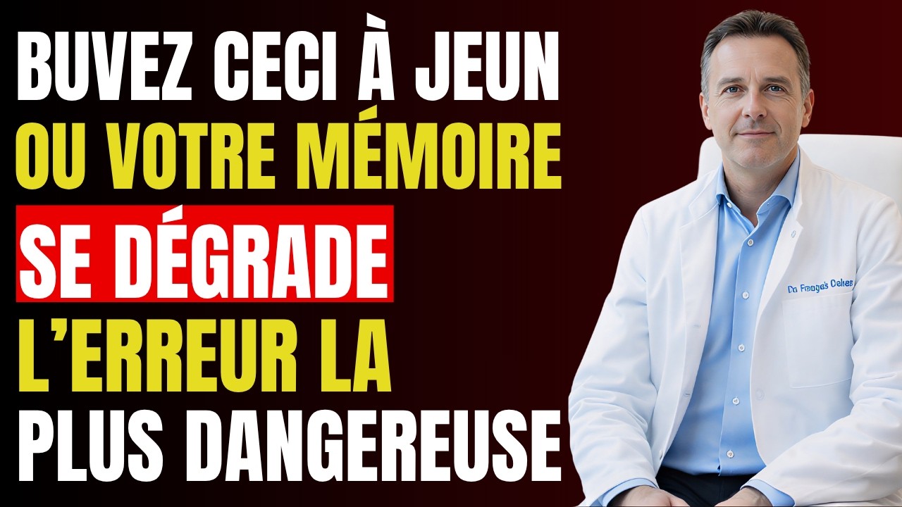 Un verre à jeun qui AMÉLIORE la mémoire et FREINE le déclin après 60 ans