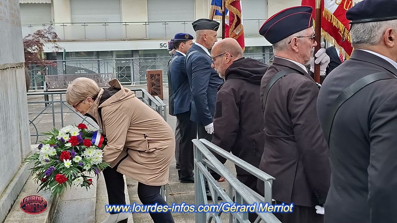 Journée nationale du Souvenir des Victimes et des Héros de la Déportation : Lourdes s'est recueillie