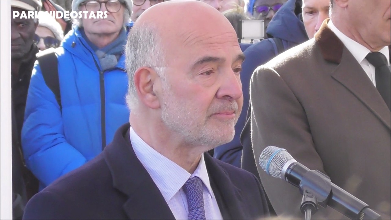 Pierre Moscovici rend hommage à Lionel Jospin le 26 mars 2026 lors de ses obsèques à Paris