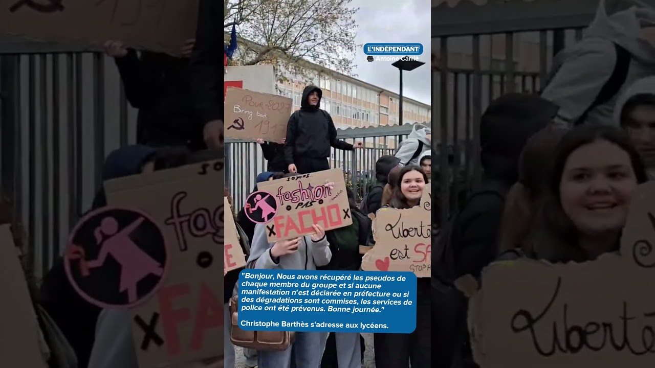 À Carcassonne, la mobilisation lycéenne contre l’extrême droite a bien lieu