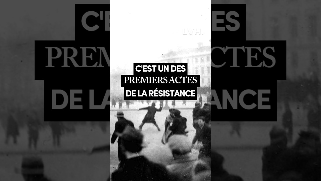 C’est un des premiers actes de la Résistance ! #histoire