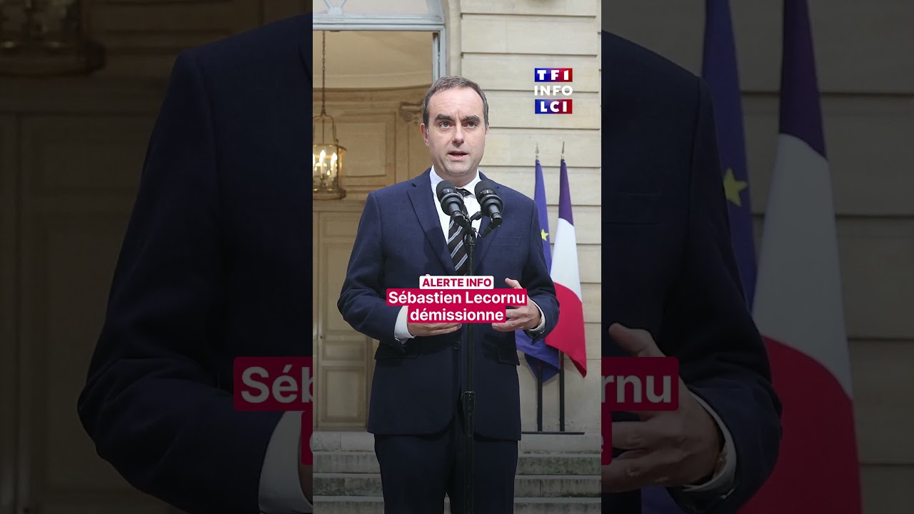 Alerte info : Sébastien Lecornu démissionne｜TF1 INFO