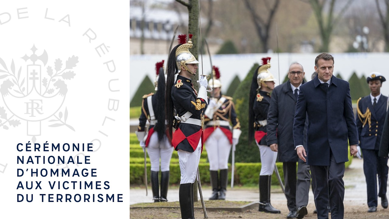 Cérémonie nationale d’hommage aux victimes du terrorisme.