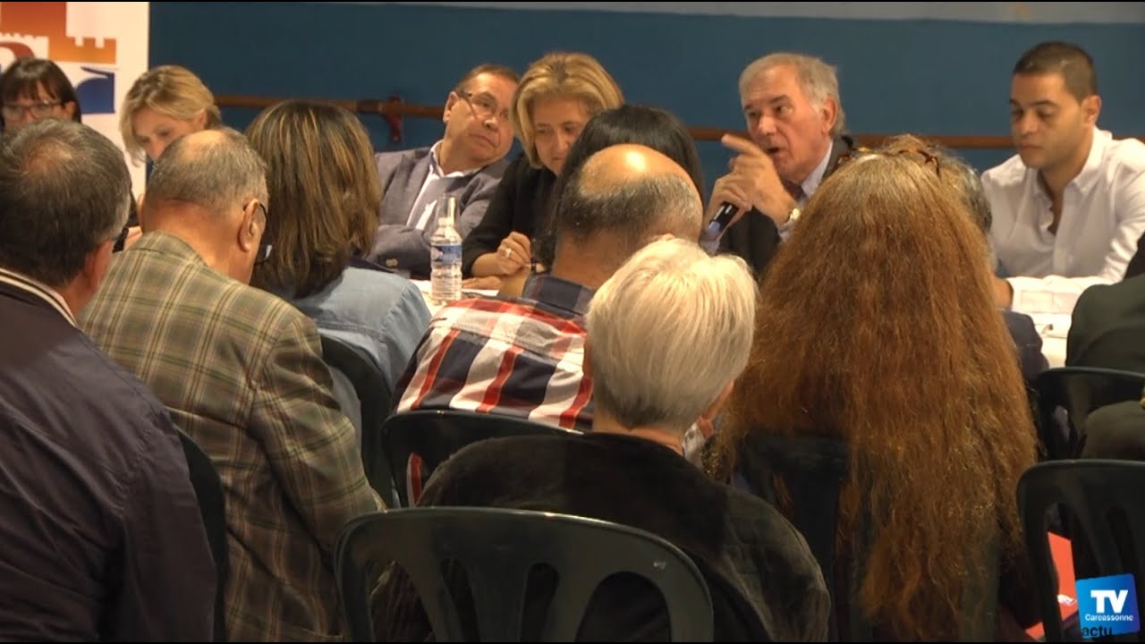 Le Maire et les Élus de Carcassonne à la rencontre de la population :