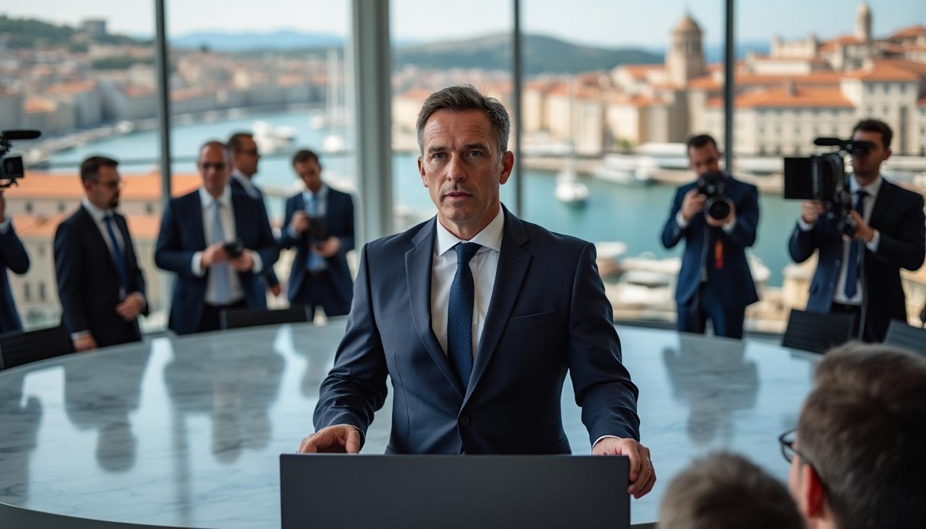 lors du premier tour des municipales à marseille, franck allisio (rn) réalise une percée surprenante et ambitionne de remporter la victoire face aux autres candidats.